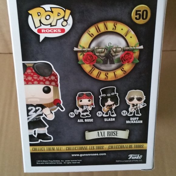 Funko Pop Rocks AXL Rose #50 Guns N Roses - Picture 12 of 14